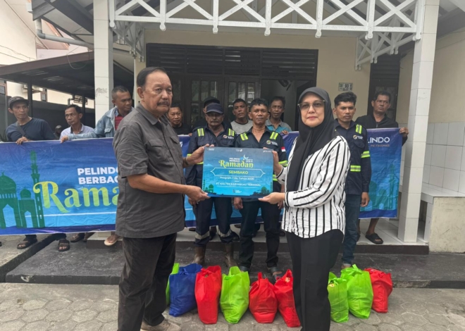 Pelindo Berbagi Ramadan 2026, KKT Santuni Anak Yatim dan Salurkan Sembako untuk TKBM.