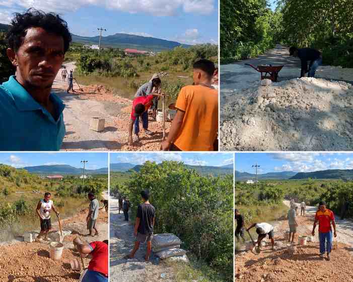 Warga Buton Selatan Tambal Jalan Sendiri, Infrastruktur Rusak Jadi Sorotan Tajam, Pemerintah Kemana?