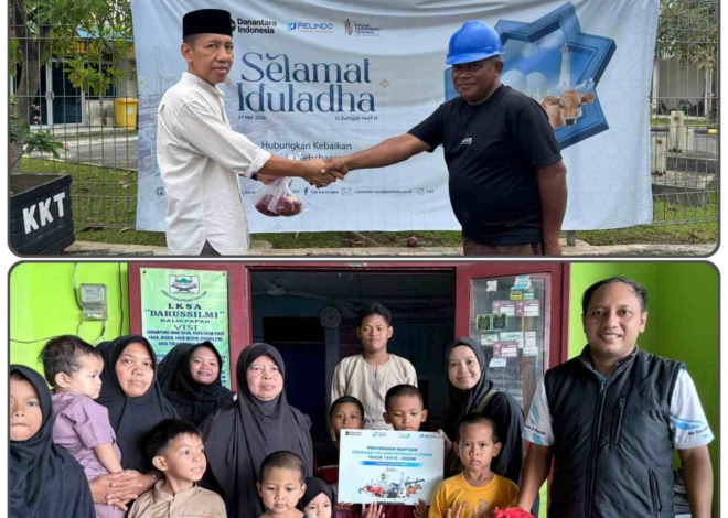 KKT Bagikan Hewan Kurban untuk Warga Kariangau Serta Panti Asuhan, 280 Paket Daging Disalurkan.
