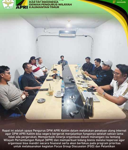 APRI Kaltim Rombak Pengurus, Siapkan FGD dan Pelantikan Juli 2026.