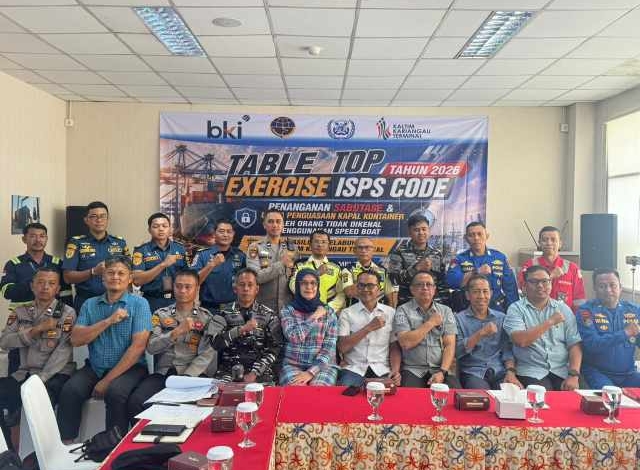 Antisipasi Ancaman Maritim, KKT Gelar Simulasi Pengamanan ISPS Code Pelabuhan 2026 di Balikpapan