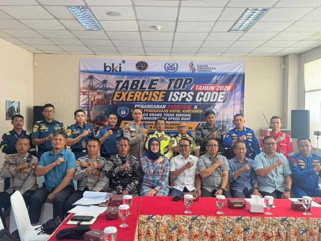 Antisipasi Ancaman Maritim, KKT Gelar Simulasi Pengamanan ISPS Code Pelabuhan 2026 di Balikpapan
