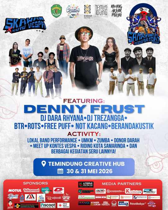 Samarinda Mods Mayday 2026 Diproyeksi Dongkrak Ekonomi Kreatif dan Wisata Komunitas.