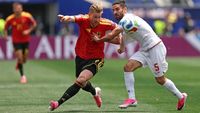 Drama 10 Pemain Belgia Ditahan Imbang Pertahanan Baja Iran di Piala Dunia