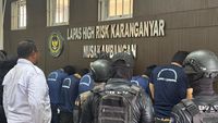 79 Narapidana Risiko Tinggi Dipindahkan dari Lapas Makassar ke Nusakambangan