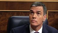 PM Spanyol Pedro Sanchez Tersentuh Mural Gaza: Simbol Ketahanan di Puing Kehancuran