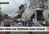 Rumah Mewah Roboh di Kompleks Elite Jalan Mustang Medan Usai Ledakan Keras