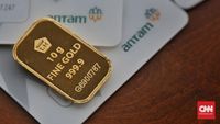 Harga Emas Antam Anjlok Rp18 Ribu Hari Ini: Dampak dan Strategi Investor