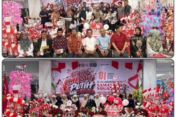 Semarak HUT RI ke-81, SMK Medika Samarinda Padukan Khataman Al-Qur’an dan Kreasi 3.420 Telur