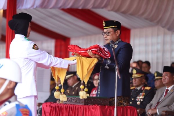 Wagub Seno Aji Apresiasi Paskibraka Kaltim 2026