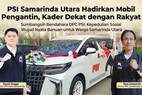 PSI Samarinda Utara Sediakan Mobil Pengantin Gratis