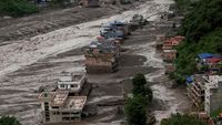 Banjir Bandang Terjang Perbatasan China-Nepal, Puluhan Tewas Ratusan Turis Hilang