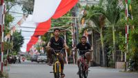 Warga Cukanggalih Bentangkan Bendera Merah Putih 81 Meter, Kobarkan Semangat Nasionalisme