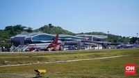 Operasional Bandara Komodo Labuan Bajo Dibatasi Pascagempa, Keretakan Taxiway Diperbaiki