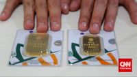 Harga Emas Antam Anjlok Rp17 Ribu Hari Ini, Buyback Terjun Drastis Rp47 Ribu