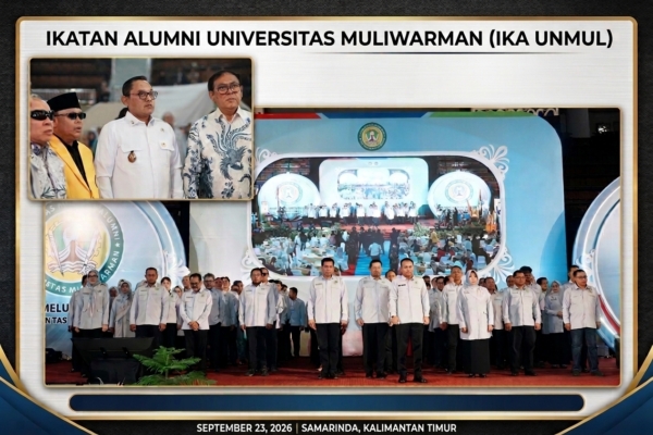 Resmi Dilantik, Ini Pesan Seno Aji untuk Pengurus IKA Unmul