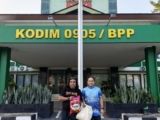 Peduli Dampak Karhutla, KKT Salurkan Bantuan Sembako Lewat Kodim 0905 Balikpapan.