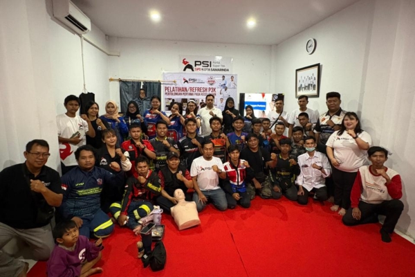 Praktisi Apresiasi Pelatihan P3K DPD PSI Samarinda