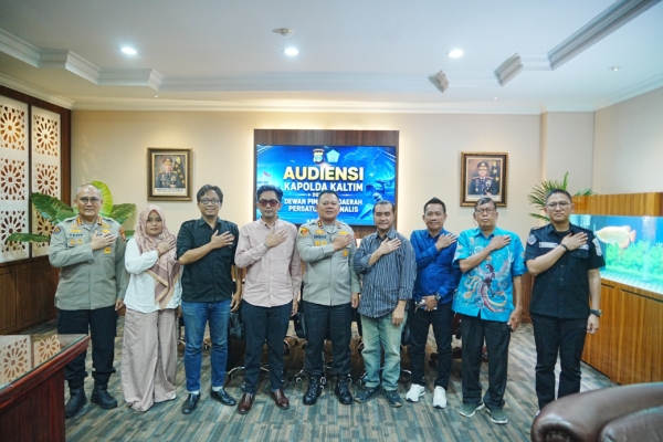 PJI dan Polda Kaltim Sepakat Jaga Kebebasan Pers
