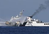 Tensi Laut China Selatan Memanas: Kapal Penjaga Pantai China Tabrak Kapal Filipina