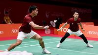 Sensasional! Leo/Daniel Tumbangkan Ganda Nomor 1 Dunia, Amankan Tiket Final Asian Games