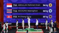 Rahmat Erwin Abdullah Cetak Sejarah Angkat Besi, Pecahkan Rekor Dunia di Asian Games