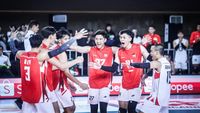Voli Asian Games: Indonesia Takluk Dramatis 2-3 dari Thailand di Laga Perdana