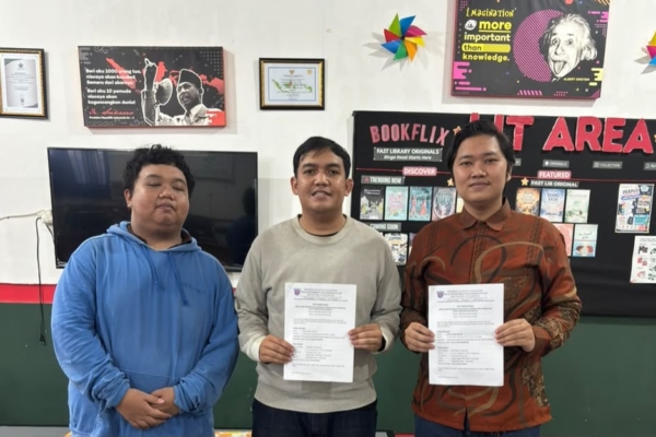 SMPN 4 Samarinda Ulu Luncurkan Perpustakaan Digital Audio