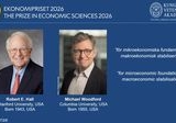 Robert E. Hall dan Michael Woodford Raih Nobel Ekonomi 2026 atas Fondasi Stabilisasi Makroekonomi