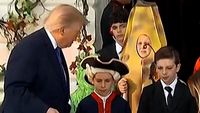 Presiden Trump dan Melania Pimpin Perayaan Halloween Tradisi Trick-or-Treat di Gedung Putih